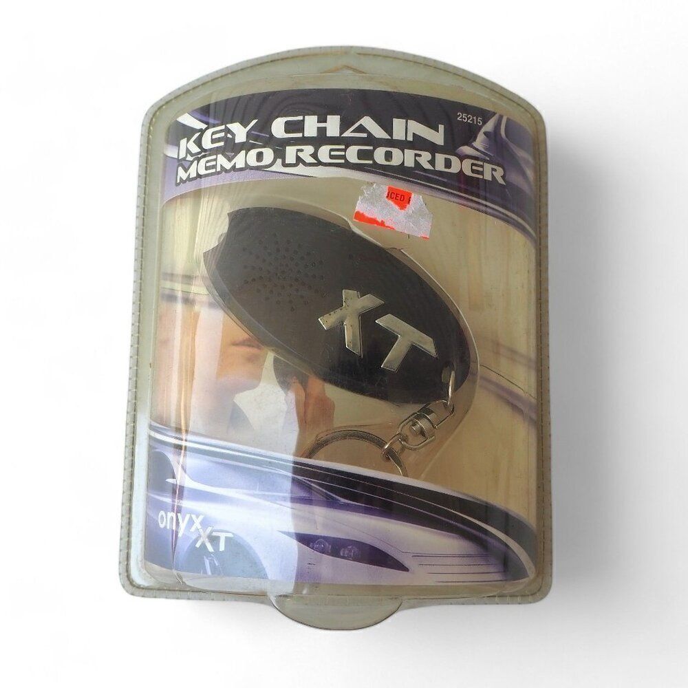Key Chain Memo Recorder Onyx XT Vintage‎ 2006 New Sealed